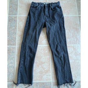 Reformation High Rise Straight Crop Jeans in Monterey Wash Women Size‎ 23